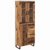 vidaXL Highboard 2 Stk. Altholz 69,5 x 34 x 180 cm Holzwerkstoff