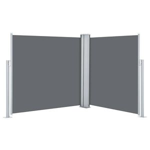 vidaXL Ausziehbare Seitenmarkise Anthrazit 100 x 600 cm