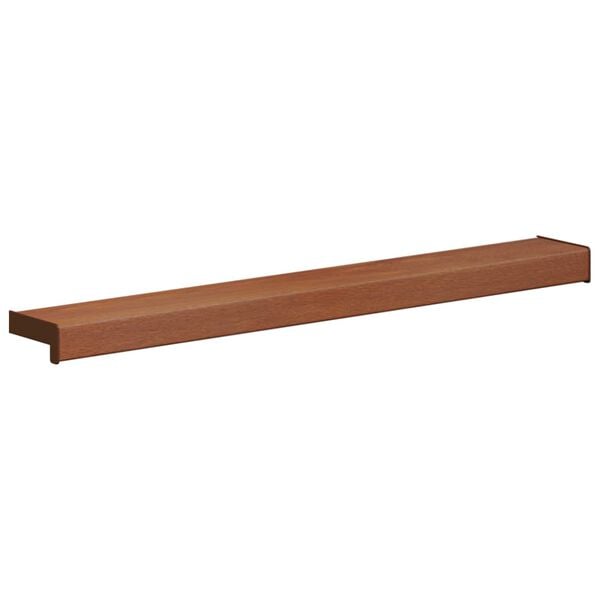 vidaXL Fensterbank Braunes Holz 80 x 15 x 4,5 cm PVC