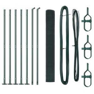 vidaXL Zaunpfosten Gr&uuml;n