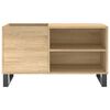vidaXL Plattenschrank Sonoma-Eiche 85x38x48 cm Holzwerkstoff