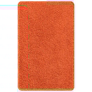 vidaXL Rutschfeste Badmatte Orange 60 x 90 cm PP