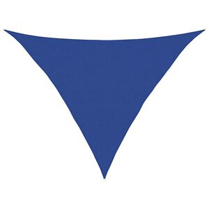 vidaXL Sonnensegel 160 g/m&sup2; Dreieckig Blau 5x5x6 m HDPE