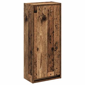 vidaXL Wandmontierte Waschbecken-Vanit&auml;t Altholz 35 x 20 x 81 cm