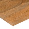 vidaXL Schreibtischplatte mit Aussparung 140x60x2,5cm Massivholz Mango