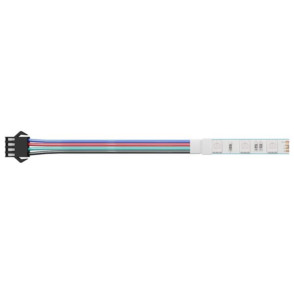 vidaXL LED Streifen 2 pcs Schwarz und Wei&szlig; 1745 mm