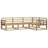 vidaXL Outdoor-Sofagarnitur 4 pcs Wei&szlig; 247,5 x 168,5 x 73 cm