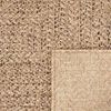 vidaXL Teppich ZIZUR Beige 240x340 cm Jute-Optik Indoor und Outdoor