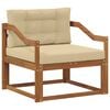 vidaXL Outdoor Mittelsofa Natur