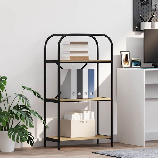 vidaXL B&uuml;cherregal Sonoma-Eiche 60 x 30 x 109 cm Holzwerkstoff