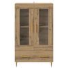 vidaXL Highboard mit Schubladen Artisan-Eiche 69,5 x 31 x 115 cm