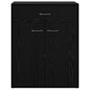 vidaXL Sideboard Schwarz Eichen-Optik 60 x 30 x 75 cm Holzwerkstoff