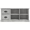 vidaXL TV-Schrank Betongrau 102x35,5x47,5 cm Holzwerkstoff