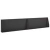 vidaXL St&uuml;tzmauer 2 stk. 100 x 12 x 50 cm Stahl Schwarz