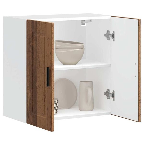vidaXL K&uuml;chen-H&auml;ngeschrank Porto Altholz-Optik Holzwerkstoff
