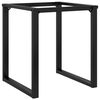 vidaXL Esstisch-Gestell in O-Form 70x70x73 cm Stahl