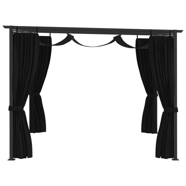 vidaXL Pavillon 4 x 3 m Anthrazit