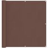 vidaXL Balkonsichtschutz Braun 110 x 200 cm Oxford-Stoff