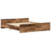 vidaXL Bettgestell ohne Matratze Altholz-Optik 160x200cm Holzwerkstoff