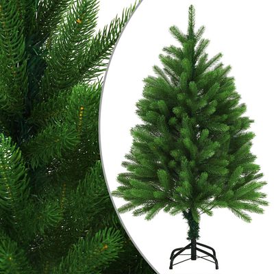 vidaXL Künstlicher Weihnachtsbaum mit Beleuchtung & Kugeln 120 cm Grün
