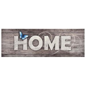 vidaXL K&uuml;chenbodenmatte Waschbar Home 45x150 cm