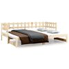 vidaXL Tagesbett Ausziehbar 2x(90x200) cm Massivholz Kiefer