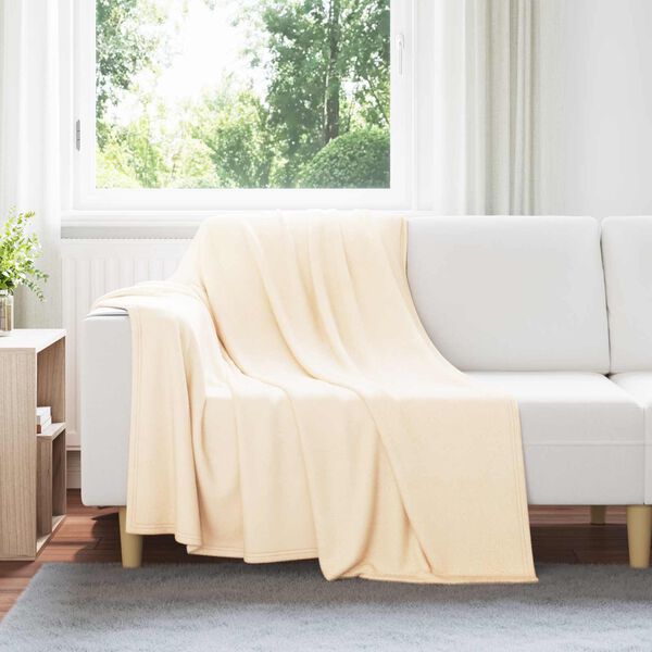vidaXL Wohndecken 24 pcs Creme 200 x 150 cm Fleece