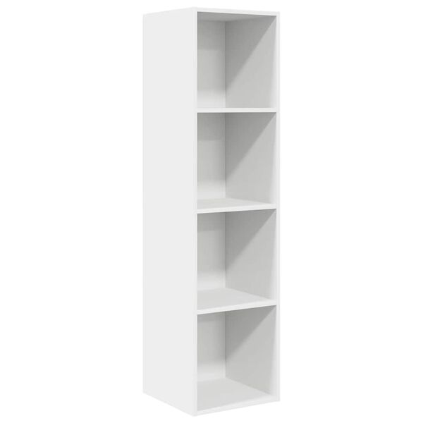 vidaXL TV-Wandschrank Wei&szlig; 37x37x142,5 cm Holzwerkstoff