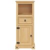 vidaXL Badschrank Corona 45x33x110 cm Massivholz Kiefer