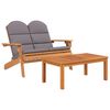 vidaXL 5-tlg. Garten-Lounge-Set Adirondack Massivholz Akazie