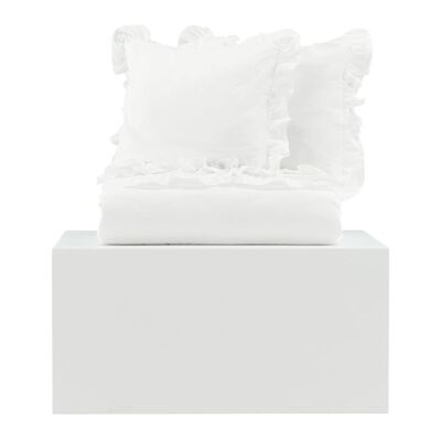 Venture Home Bettwäsche-Set Levi 220x240 cm Baumwolle Weiß