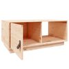 vidaXL Couchtisch 80x50x35,5 cm Massivholz Kiefer
