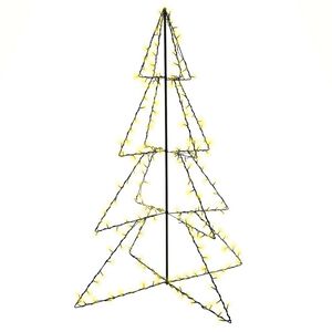 vidaXL Weihnachtsbaum in Kegelform 240 LEDs Indoor Outdoor 115x150 cm