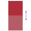 vidaXL Verdunkelungsrollo Rot 75x130 cm Stoffbreite 70,7 cm Polyester