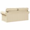 vidaXL Sofa Creme Gesamtabmessungen: 175 x 82 x 80 cm (B x T x H) Samt