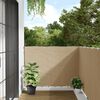 vidaXL Balkon-Sichtschutz Beige 120x400 cm Oxford-Gewebe
