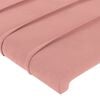 vidaXL Kopfteil Rosa 100x5x78/88 cm Samt