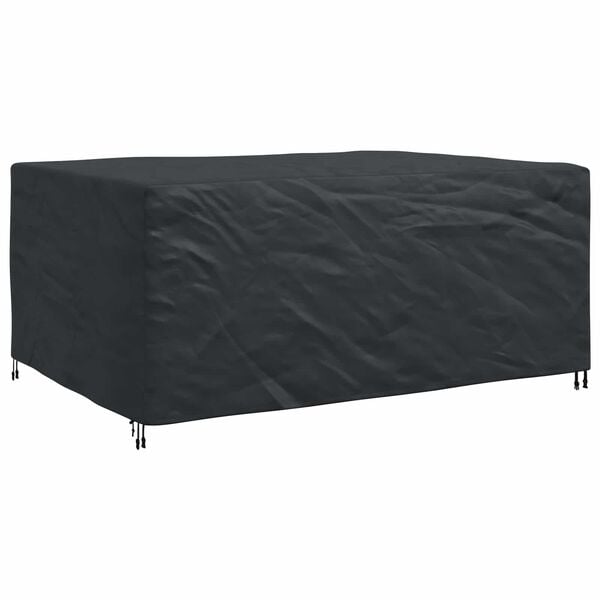 vidaXL Möbelbezug Uni Schwarz 240 x 180 x 100 cm 210D