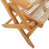 vidaXL 3-tlg. Bistro-Set Beige Polypropylen und Massivholz