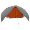 vidaXL Teepee Zelt f&uuml;r 9 Personen Grau und Orange 502 x 502 x 297 cm