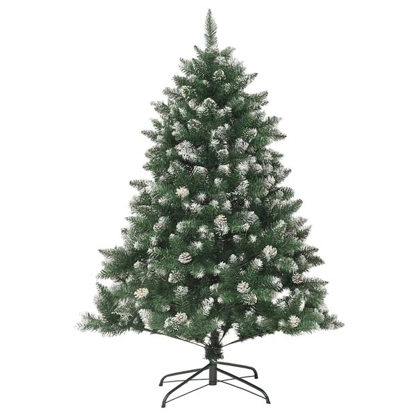 vidaXL Künstlicher Weihnachtsbaum mit 150 LEDs Grün 105 x 105 x 150 cm