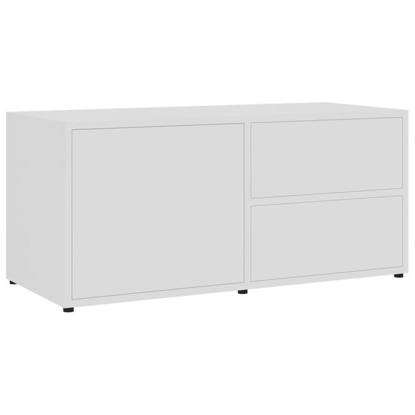 vidaXL TV-Schrank Wei&szlig; 80x34x36 cm Holzwerkstoff