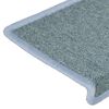 vidaXL Stufenmatten 15 Stk. 65x21x4 cm Seeblau Rechteckiger Rand