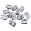 vidaXL Zylindermuttern 12 pcs Silber M6 x 13 mm Metall