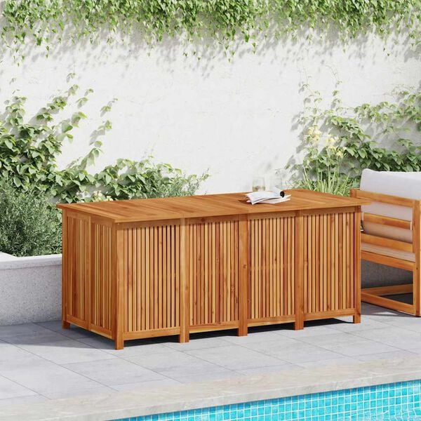 vidaXL Gartenbox 175x80x75 cm Massivholz Akazie