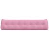 vidaXL R&uuml;cken Kissen Rosa 200 x 24 x 50 cm Stoff
