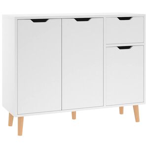vidaXL Sideboard Wei&szlig; 90x30x72 cm Holzwerkstoff