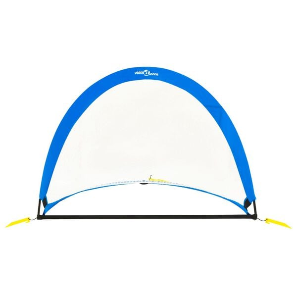 vidaXL Fußballtore Kinder 2 Stk. mit Aufbewahrungstasche 119x82x84,5cm