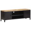 vidaXL TV-Schrank 120x30x40 cm Raues Mango-Massivholz