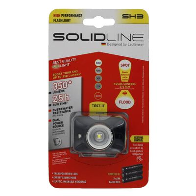 SOLIDLINE LED-Stirnlampe SH3 350 lm Weißlicht